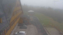 Parkoviště a hlavní vchod
