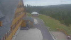 Parkoviště a hlavní vchod