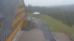 Parkoviště a hlavní vchod