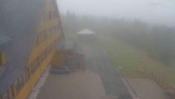 Parkoviště a hlavní vchod