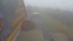 Parkoviště a hlavní vchod