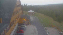 Parkoviště a hlavní vchod
