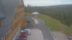 Parkoviště a hlavní vchod