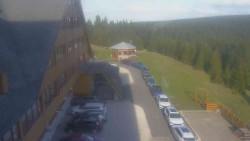 Parkoviště a hlavní vchod