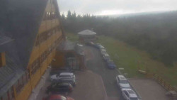 Parkoviště a hlavní vchod