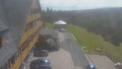 Parkoviště a hlavní vchod