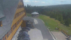 Parkoviště a hlavní vchod