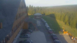 Parkoviště a hlavní vchod