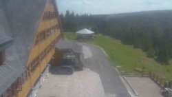 Parkoviště a hlavní vchod