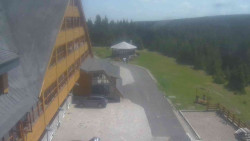 Parkoviště a hlavní vchod