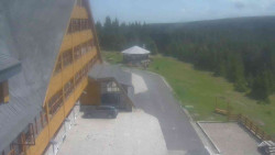 Parkoviště a hlavní vchod