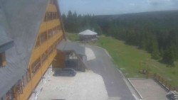 Parkoviště a hlavní vchod
