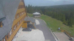 Parkoviště a hlavní vchod