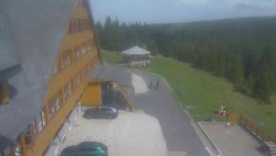 Parkoviště a hlavní vchod