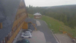 Parkoviště a hlavní vchod