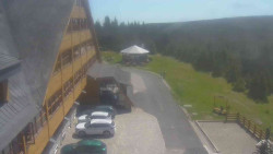 Parkoviště a hlavní vchod
