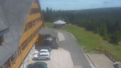 Parkoviště a hlavní vchod