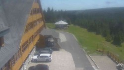 Parkoviště a hlavní vchod