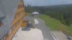 Parkoviště a hlavní vchod
