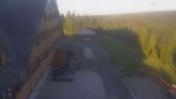 Parkoviště a hlavní vchod