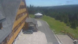 Parkoviště a hlavní vchod