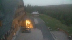 Parkoviště a hlavní vchod