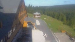 Parkoviště a hlavní vchod