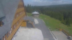 Parkoviště a hlavní vchod