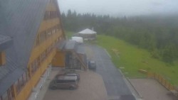 Parkoviště a hlavní vchod