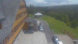 Parking lot and main entrance