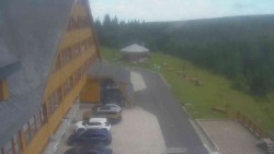 Parking lot and main entrance