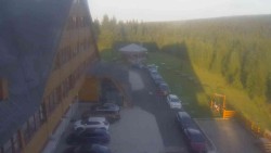 Parkoviště a hlavní vchod