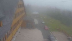 Parkplatz und Haupteingang