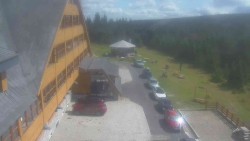 Parkoviště a hlavní vchod