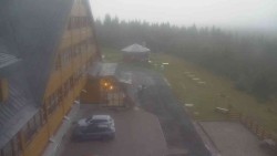 Parking lot and main entrance
