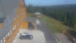 Parking lot and main entrance