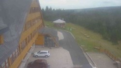 Parking lot and main entrance