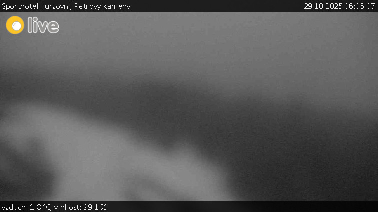 Sporthotel Kurzovní - Petrovy kameny - 29.10.2025 v 06:05 Sporthotel Kurzovní - Petrovy kameny - 29.10.2025 v 06:05