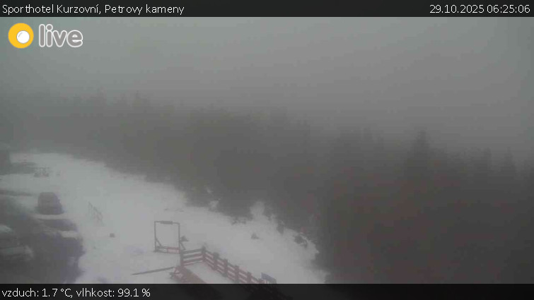 Sporthotel Kurzovní - Petrovy kameny - 29.10.2025 v 06:25 Sporthotel Kurzovní - Petrovy kameny - 29.10.2025 v 06:25