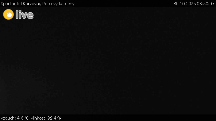 Sporthotel Kurzovní - Petrovy kameny - 30.10.2025 v 03:50 Sporthotel Kurzovní - Petrovy kameny - 30.10.2025 v 03:50