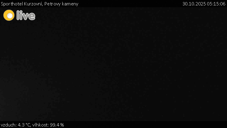 Sporthotel Kurzovní - Petrovy kameny - 30.10.2025 v 05:15 Sporthotel Kurzovní - Petrovy kameny - 30.10.2025 v 05:15