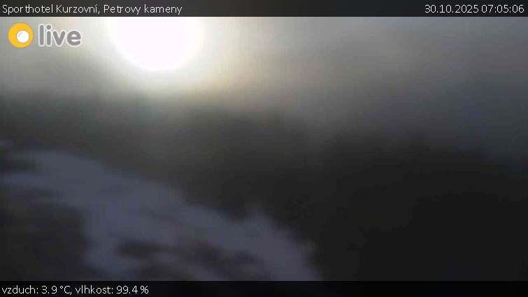 Sporthotel Kurzovní - Petrovy kameny - 30.10.2025 v 07:05 Sporthotel Kurzovní - Petrovy kameny - 30.10.2025 v 07:05