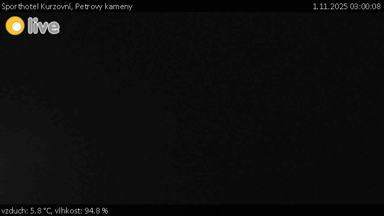 Sporthotel Kurzovní - Petrovy kameny - 1.11.2025 v 03:00 Sporthotel Kurzovní - Petrovy kameny - 1.11.2025 v 03:00