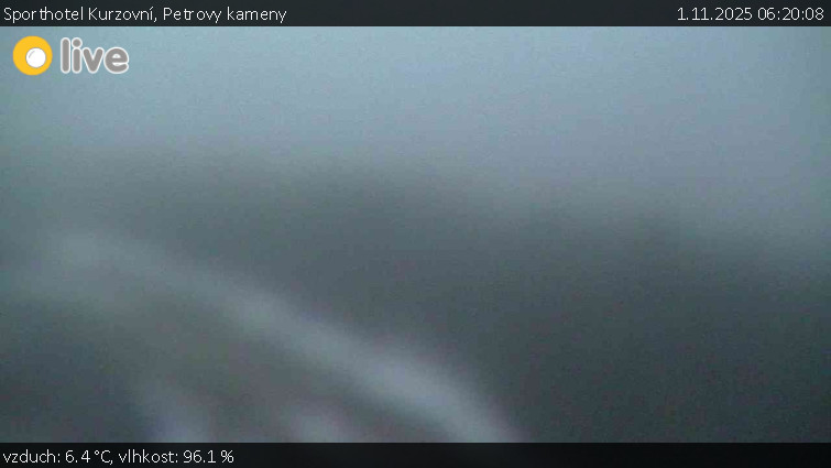 Sporthotel Kurzovní - Petrovy kameny - 1.11.2025 v 06:20 Sporthotel Kurzovní - Petrovy kameny - 1.11.2025 v 06:20