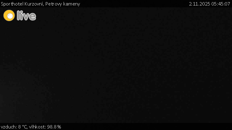 Sporthotel Kurzovní - Petrovy kameny - 2.11.2025 v 05:45 Sporthotel Kurzovní - Petrovy kameny - 2.11.2025 v 05:45