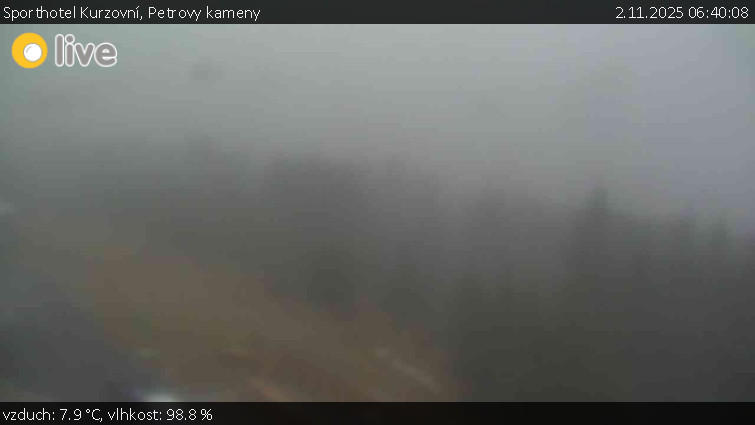 Sporthotel Kurzovní - Petrovy kameny - 2.11.2025 v 06:40 Sporthotel Kurzovní - Petrovy kameny - 2.11.2025 v 06:40