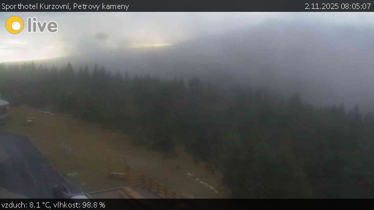 Sporthotel Kurzovní - Petrovy kameny - 2.11.2025 v 08:05 Sporthotel Kurzovní - Petrovy kameny - 2.11.2025 v 08:05