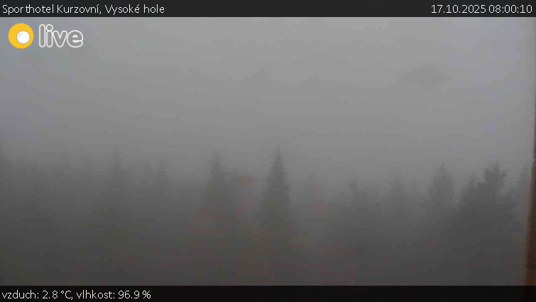 Sporthotel Kurzovní - Vysoké hole - 17.10.2025 v 08:00 Sporthotel Kurzovní - Vysoké hole - 17.10.2025 v 08:00