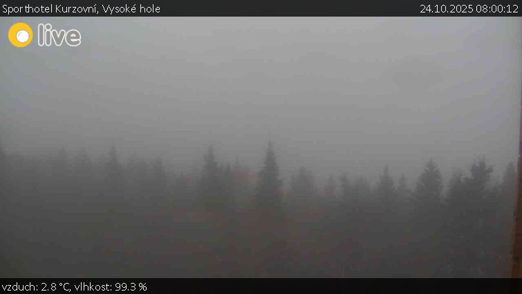 Sporthotel Kurzovní - Vysoké hole - 24.10.2025 v 08:00 Sporthotel Kurzovní - Vysoké hole - 24.10.2025 v 08:00