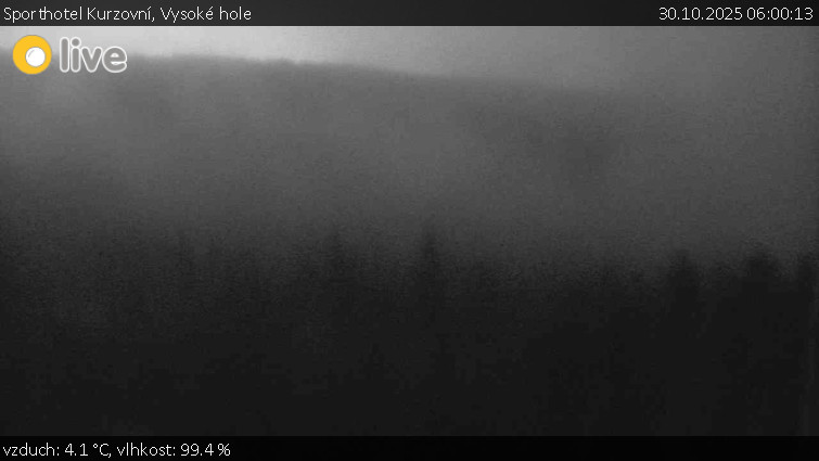 Sporthotel Kurzovní - Vysoké hole - 30.10.2025 v 06:00 Sporthotel Kurzovní - Vysoké hole - 30.10.2025 v 06:00